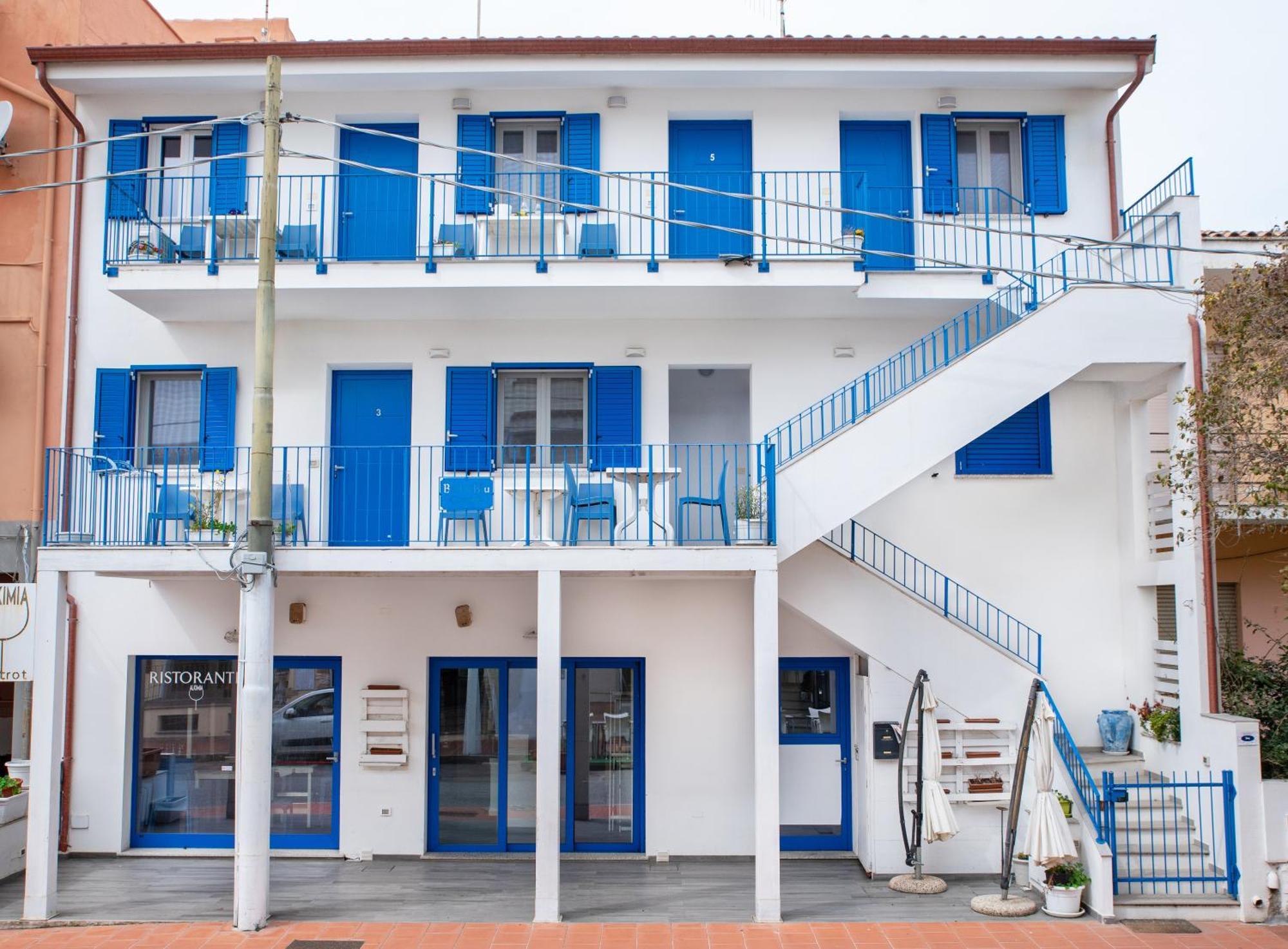 Hotel Bed&Blu La Caletta Exterior foto